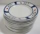 Set of 12 Adams Lancaster China England Ironstone Bread Dessert Plates 5.75