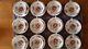 Set of 12 Hammersley & Co England Minuet Bone China Tea Cup and Saucer