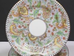Set of 12 Paragon Paisley Swirl Luncheon Plates 7.75 Bone China England