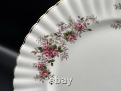 Set of (12) Royal Albert Lavender Rose 10.375 Bone China Dinner Plates England