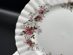 Set of (12) Royal Albert Lavender Rose 8.25 Bone China Salad Plates England