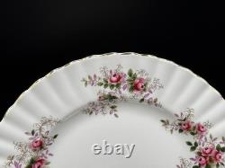 Set of (12) Royal Albert Lavender Rose 8.25 Bone China Salad Plates England