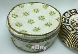 Set of 12 Vintage Royal Crown Derby #2451 England Bone China Salad Plates