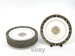 Set of (12) Wedgwood Runnymede Blue 8.125 Bone China Salad Plates England