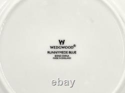 Set of (12) Wedgwood Runnymede Blue 8.125 Bone China Salad Plates England