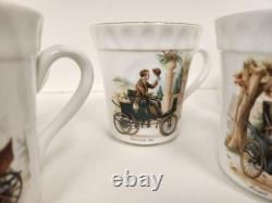 Set of 12 vintage crown Stafford shire bone china England tea set