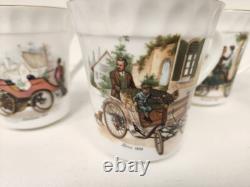 Set of 12 vintage crown Stafford shire bone china England tea set