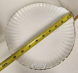 Set of 12 vintage crown Stafford shire bone china England tea set