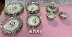 Set of 29-Empire-England-Dinner set. Dinner/Bread plates/Bowls/Cups/Caucer plates