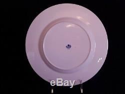 Set of 3 Coalport Bone China WILLOW Blue withGold 10.5 Dinner Plates, England
