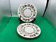 Set of 3 Crown Staffordshire HUNTING SCENE Dinner Plates Bone China England