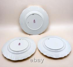 Set of 39 Pc Vtg Cauldon England Fine China Floral Rose Gold Rim Dinnerware 3616