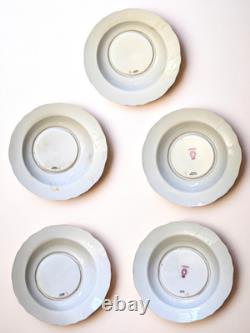 Set of 39 Pc Vtg Cauldon England Fine China Floral Rose Gold Rim Dinnerware 3616
