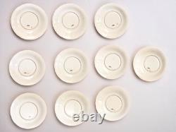 Set of 39 Pc Vtg Cauldon England Fine China Floral Rose Gold Rim Dinnerware 3616