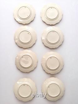 Set of 39 Pc Vtg Cauldon England Fine China Floral Rose Gold Rim Dinnerware 3616