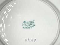 Set of (4) Coalport England HUNTING SCENE Bone China 7 Dessert Plates