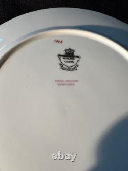 Set of 4 Crown Staffordshire Gold Gilt Plates Stern Bros NY 8-3/4