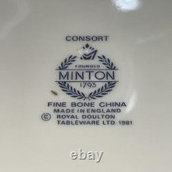 Set of 4 Minton Bone China CONSORT Dinner Plates 10.5 England