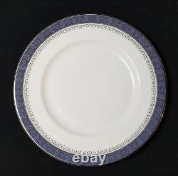 Set of 4 Royal Doulton Sherbrooke Dinner Plates 10 5/8 Fine English China EUC