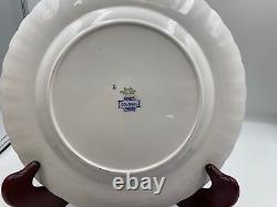 Set of 4 Spode COLONEL BLUE Dinner Plates Made in England Bone China