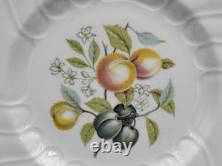 Set of 4 Spode FRUIT England Bone China Lunch Plates 9 1/4