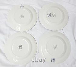 Set of 4 Spode Woodland 10.5 Inch Dinner Plates Animal Motif MADE IN ENGLAND