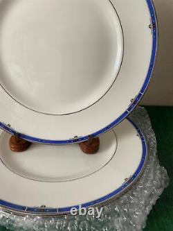 Set of 4 Wedgwood Bone China KINGSBRIDGE Dinner Plates Made in England