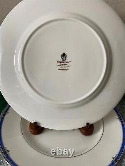 Set of 4 Wedgwood Bone China KINGSBRIDGE Dinner Plates Made in England