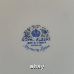 Set of 5 Dinner Plates Royal Albert Memory Lane Bone China England 10 In