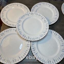 Set of 5 Dinner Plates Royal Albert Memory Lane Bone China England 10 In