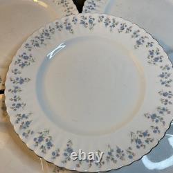 Set of 5 Dinner Plates Royal Albert Memory Lane Bone China England 10 In