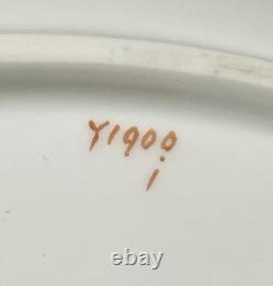 Set of 5 Spode Copeland's China England Cream & Gold Trim Dinner Plates 10 5/8