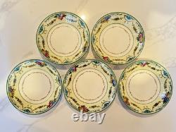 Set of 5 Wedgwood Grosvenor Bone China Berry Bowls / Fruit Bowls W697