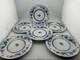 Set of 6 Booths Silicon China England Imari Style Salad Plates Gold Gilt 8.75