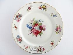 Set of 6, Hammersley & Co England Bone China Minuet Luncheon Plates, Vintages