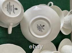 Set of 6 Made in England Wedgwood Bone China STRAWBERRY & VINE Cups Saucers