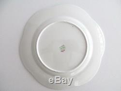 Set of 6, Shelley England Begonia Dainty Shape Fine Bone China Dinner Plate