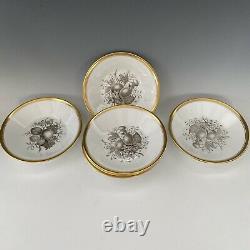Set of 6, Spode Chatham Fruit Dessert Bowl, Spode Period 1810 Fine Bone China