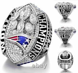 Set of 6 Tom Brady NFL New England Patriots Championship Super Bowl Rings