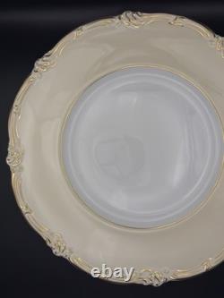 Set of 8 Rare Coalport Bone China 24K Gold Dinner Plates England