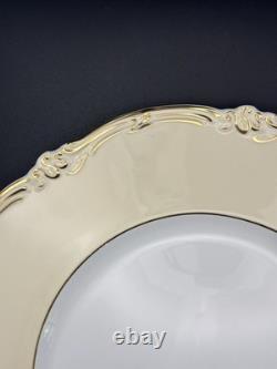Set of 8 Rare Coalport Bone China 24K Gold Dinner Plates England