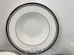Set of 8 Royal Doulton SARABANDE 8 Rim Soup Bowls Salad Plates & Bread Plates