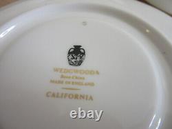 Set of 8 Wedgwood Bone China, England CALIFORNIA Cream soup bowl & Saucer sets