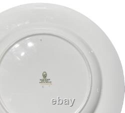 Set of 8 Wedgwood Colonnade Dinner Plates 10 1/2 Bone China England Gold Gilt