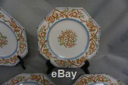 Set of 8 antique Wedgwood porcelain china fruit plates England 8 inch 1891 1910
