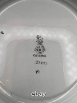 Set of 9 Antique Art Nouveau Royal Doulton 8? Inch Pink Poppy Plates