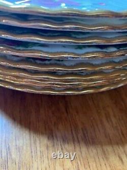 Set of 9 Royal Albert Doulton Old Country Roses Plates 10.5 Inches Made England