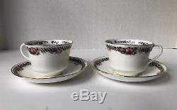 Set of Aynsley England China Tea Cup of Knowledge Fortune Telling Playing Cards