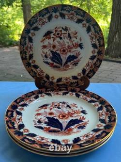 Set of FOUR Booths Rajah Imari Style Dinner Plates England