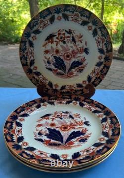 Set of FOUR Booths Rajah Imari Style Dinner Plates England
